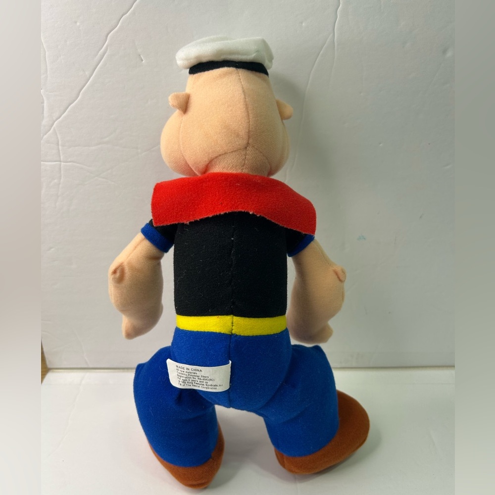 Vintage Popeye Plush, 1992 classic Cartoon Comics Sailor Maritime Play By Play - Picture 3 of 6